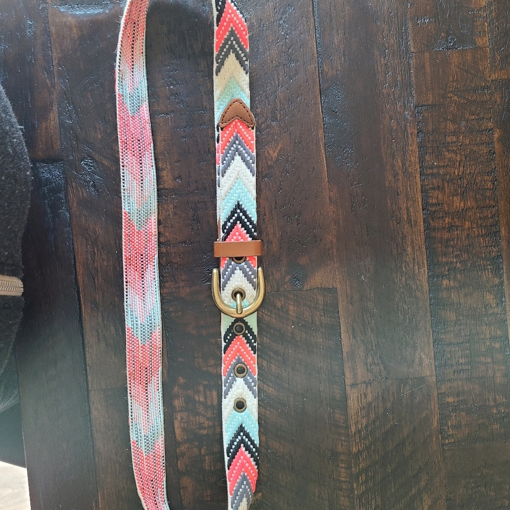 Neon Chevron Belt